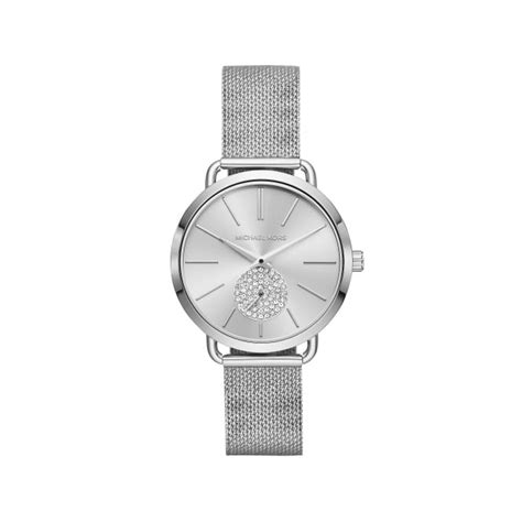 michael kors portia mesh watch|Michael Kors Silver.